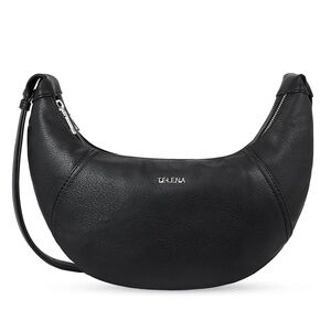 Telena Leather Hobo Bag Purses Black